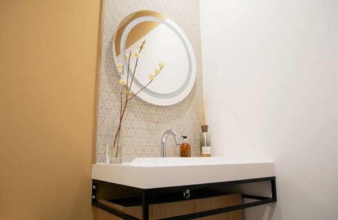 中央区梅光園・てる歯科口腔外科オフィス・パウダールーム